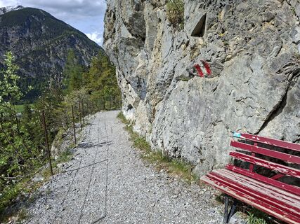 Foto von Vanessa Oberwalder entlang der Tour