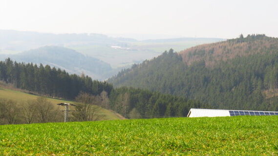 Blick von Löhma - Richtung Leutenberg