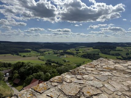 Photo de Norbert Herbig le long du parcours