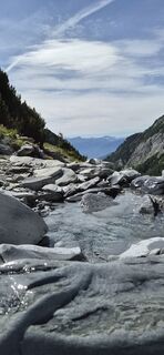 Foto de Priska Thomann-Bischofberger a lo largo del recorrido