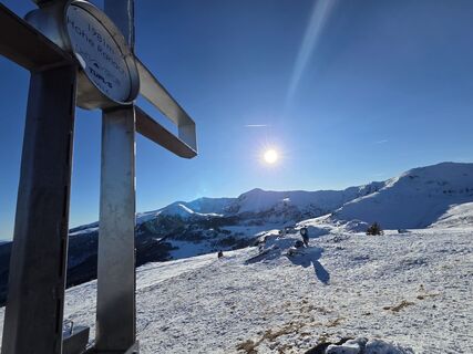 Zdjęcie z Gerti Bärnthaler wzdłuż trasy