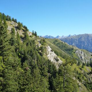 Aussichtspunkt von der Vacherie de Roquebillière aus