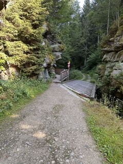 Foto von Babs Holz entlang der Tour