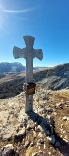 Photo de Dolores Fischnaller le long du parcours