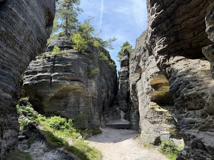 Foto von Norbert Herbig entlang der Tour