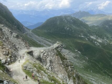 Foto von Giulio Vannini entlang der Tour