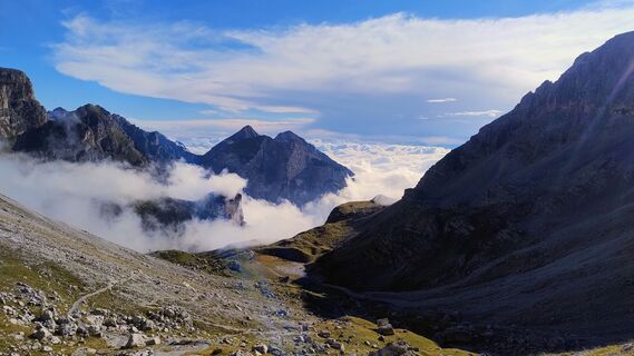 Photo de Roberto Mattivi le long du parcours