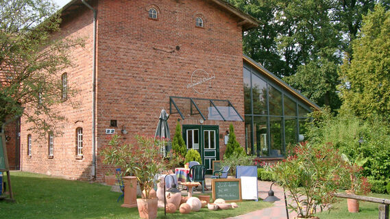 Ehemalige Motormühle ist heute das Mühlencafe Oldendorf