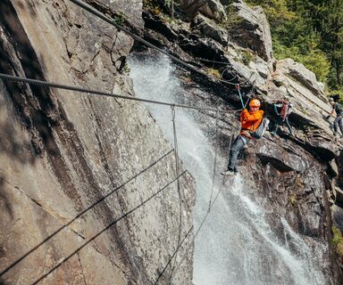 Hängebrücke Lehner Wasserfall