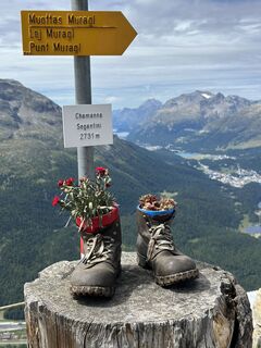 Foto von Sarah Jordi entlang der Tour