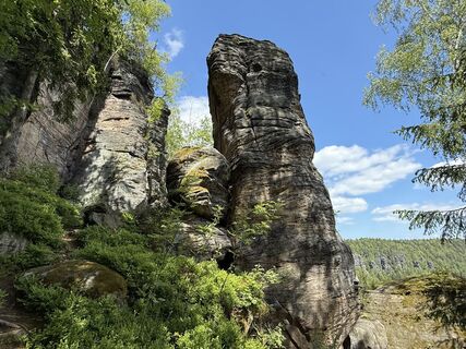 Foto von Norbert Herbig entlang der Tour