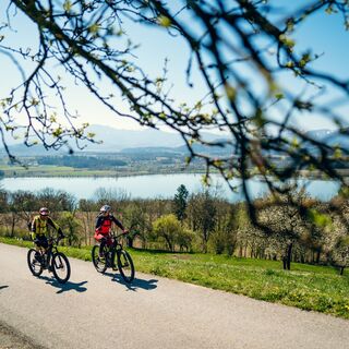 Mit dem Rad "On Tour " entlang der Drau
