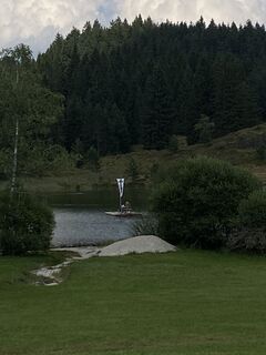 Foto de Klaus Kiofsky a lo largo del recorrido