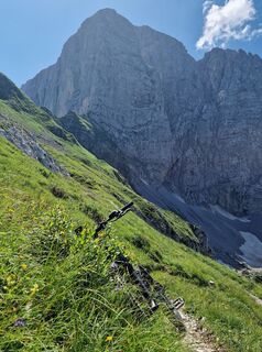 Photo de Cristian Mario Rota le long du parcours