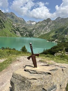 Foto von Natale Maffioletti entlang der Tour