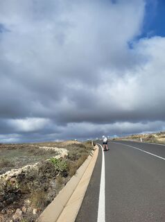 Foto de Alexius Feichtinger a lo largo del recorrido