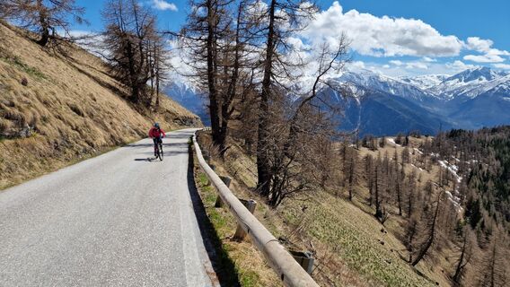 Foto von Fabrizi Mellano entlang der Tour