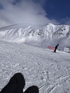 Foto de Andrea Argiolas a lo largo del recorrido