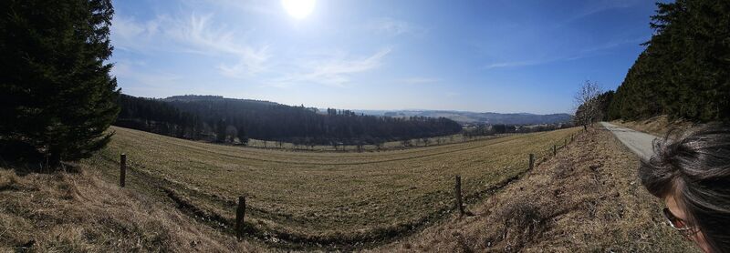 Foto von Michael Ganswind entlang der Tour