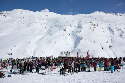 Spaßige Momente während des Free Heel Festivals