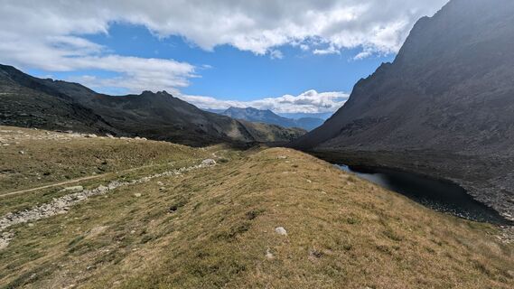 Photo de Stefano Manzoni le long du parcours