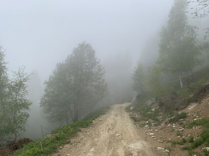 Foto von Toni Lerda entlang der Tour