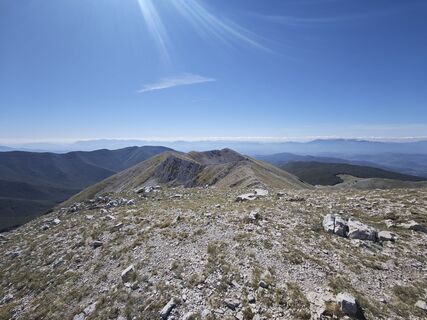Foto de marco conte a lo largo del recorrido