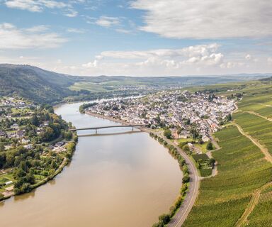 Blick vom Huxlayplateau auf die Mosel