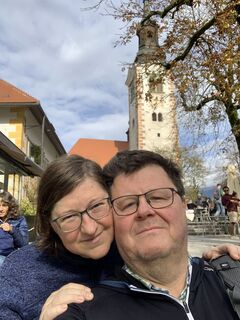 Foto von Karlheinz Bauer entlang der Tour