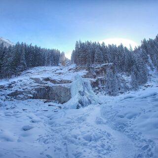 Krimmler Wasserfälle Winter