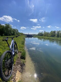 Foto van Sven Krieblin langs de tour