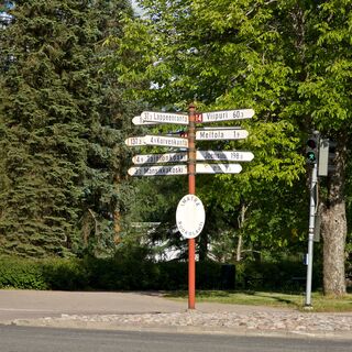Altes Straßenschild
