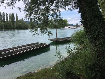 Blick vom Wanderweg nach Stein am Rhein