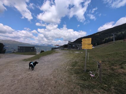 Foto von Benjamin Bergmann entlang der Tour