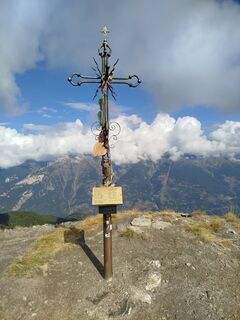 Photo de Miriam Laganella le long du parcours