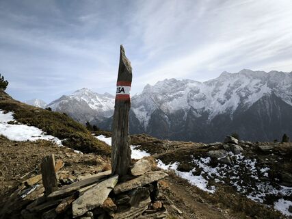 Photo de Walter Tinkhauser le long du parcours
