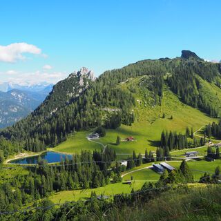 Almenwelt Lofer Blick auf Gföllhörndl und Grubhörndl