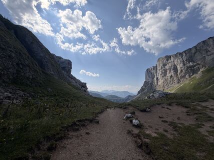 Foto von Irene Thorwartl entlang der Tour