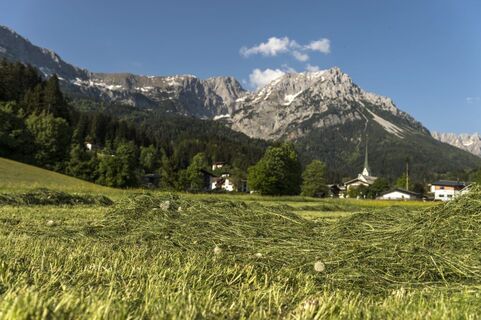Scheffau_Ortsansicht_Wilder Kaiser