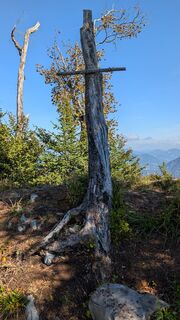 Foto von Christine Arnold entlang der Tour