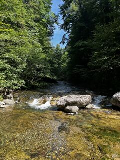 Foto de Alberto Ghiretti a lo largo del recorrido