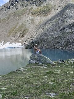Foto de Andreas Kaiser a lo largo del recorrido