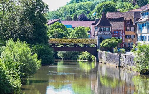 Holzbrücke in Schwäbisch Hall