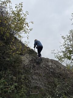 Foto de Carlo Betz a lo largo del recorrido