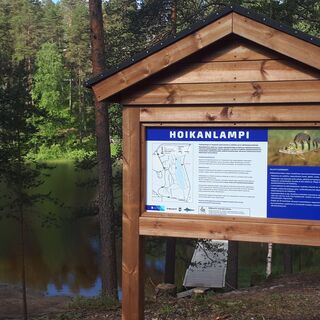 Hinweistafel Hoikanlampi