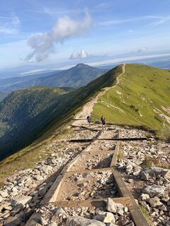 Foto von Peter entlang der Tour
