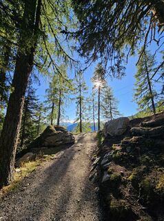 Foto von Florian entlang der Tour