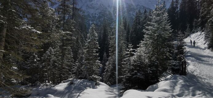 Foto de Claudia Hinteregger a lo largo del recorrido