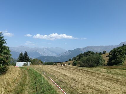 Foto von Marie Cartéron entlang der Tour