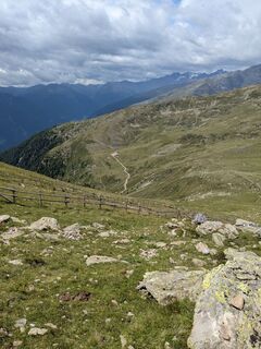 Zdjęcie z tschenser wzdłuż trasy